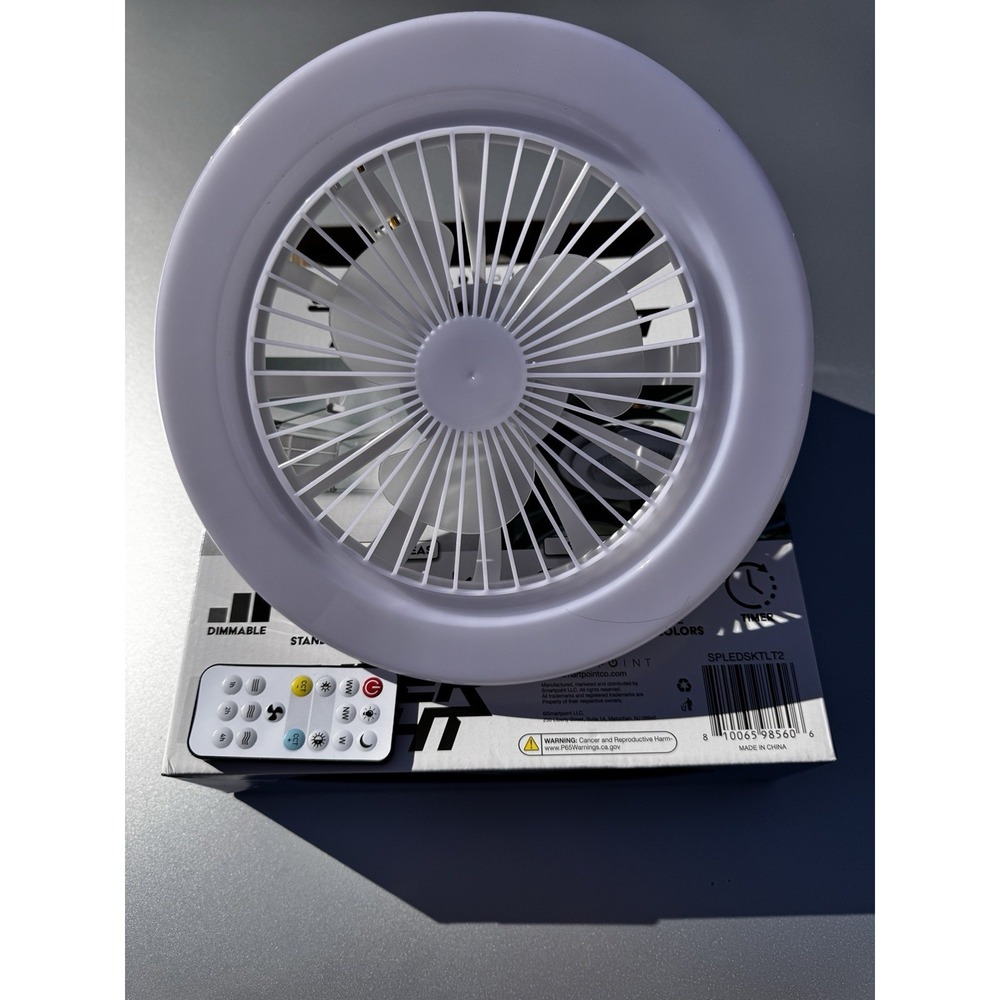 Smart Point Ceiling Fan Socket And LED Light - Picture 6 of 6